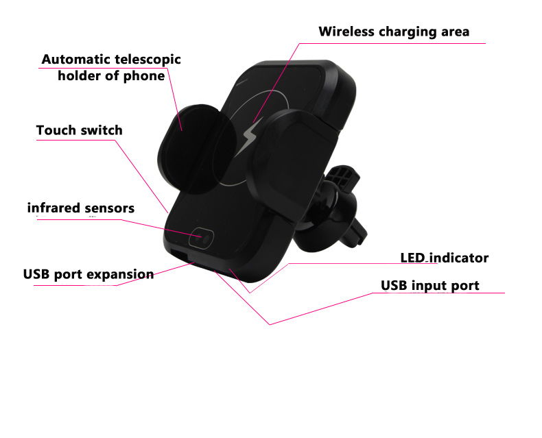 Wireless Car Charger Mount 3