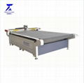 oscillating knife cutting machine for leather