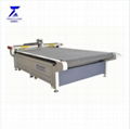 oscillating knife cutting machine for