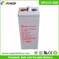 Deep Cycle 2v 500ah OPzV Tubular Gel Battery 2