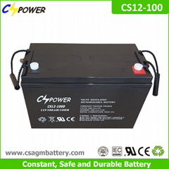 VRLA AGM 12v 100ah Lead Acid Battery for UPS