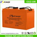 VRLA AGM 12v 100ah Lead Acid Battery for UPS 3