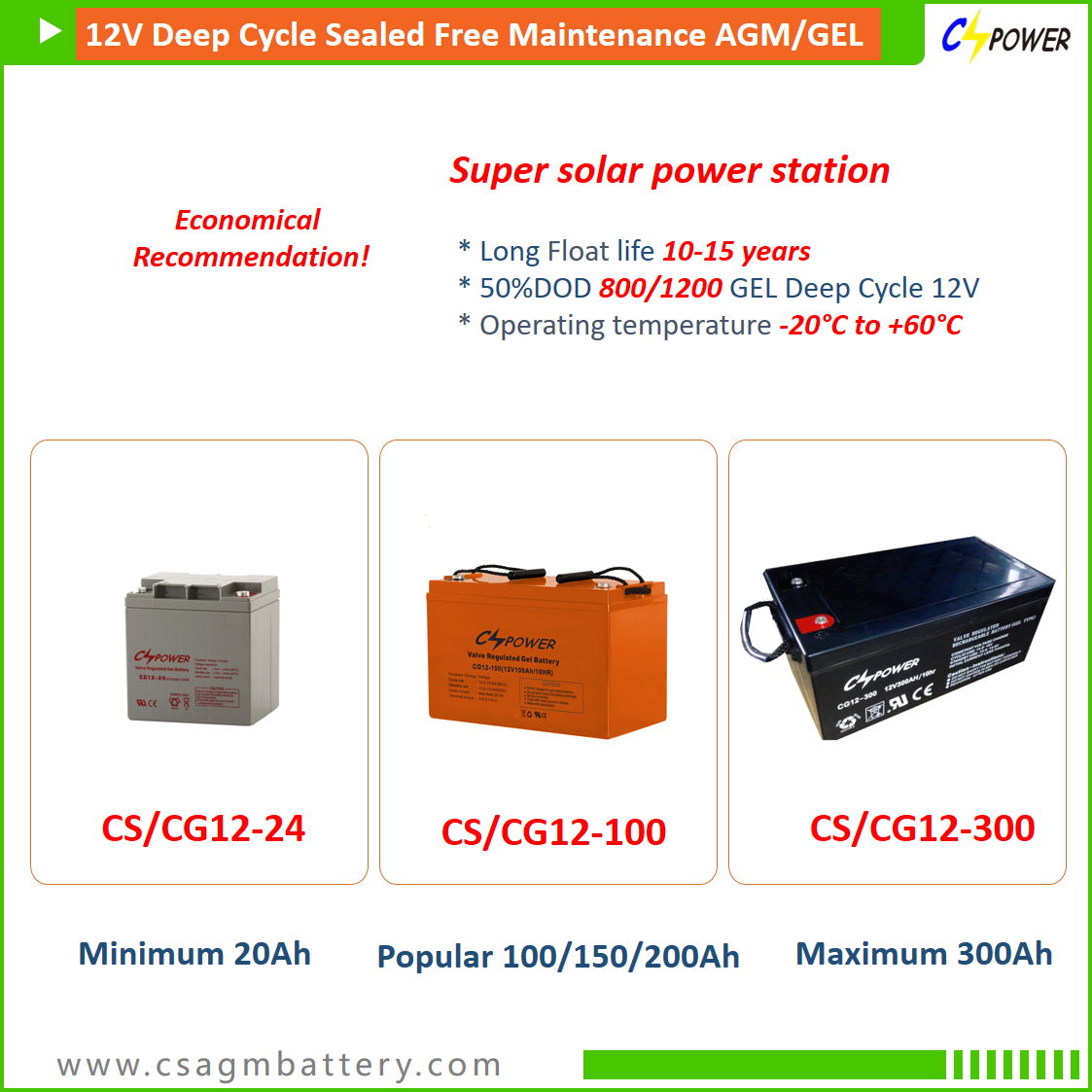 VRLA AGM 12v 200ah Lead Acid AGM UPS Battery 3