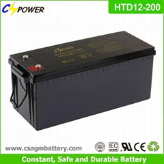 12V 200AH Deep Cycle VRLA AGM Lead Acid Battery