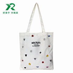 2018 new design canvas bag with tote