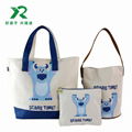 Hot Sale USA Canvas Gift Bag with Heat Transfer Print