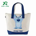 Hot Sale USA Canvas Gift Bag with Heat Transfer Print 2