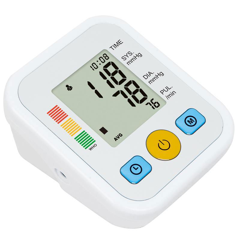 New design Digital Upper Arm Blood Pressure Monitor with LCD Display