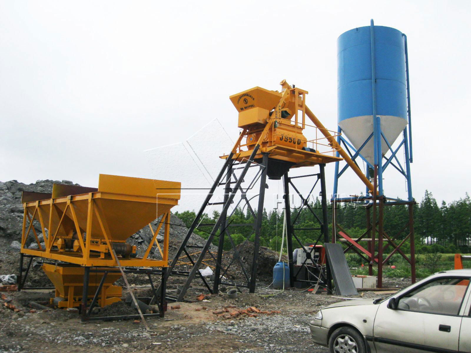 Hot sale factory supply concrete batching plant 