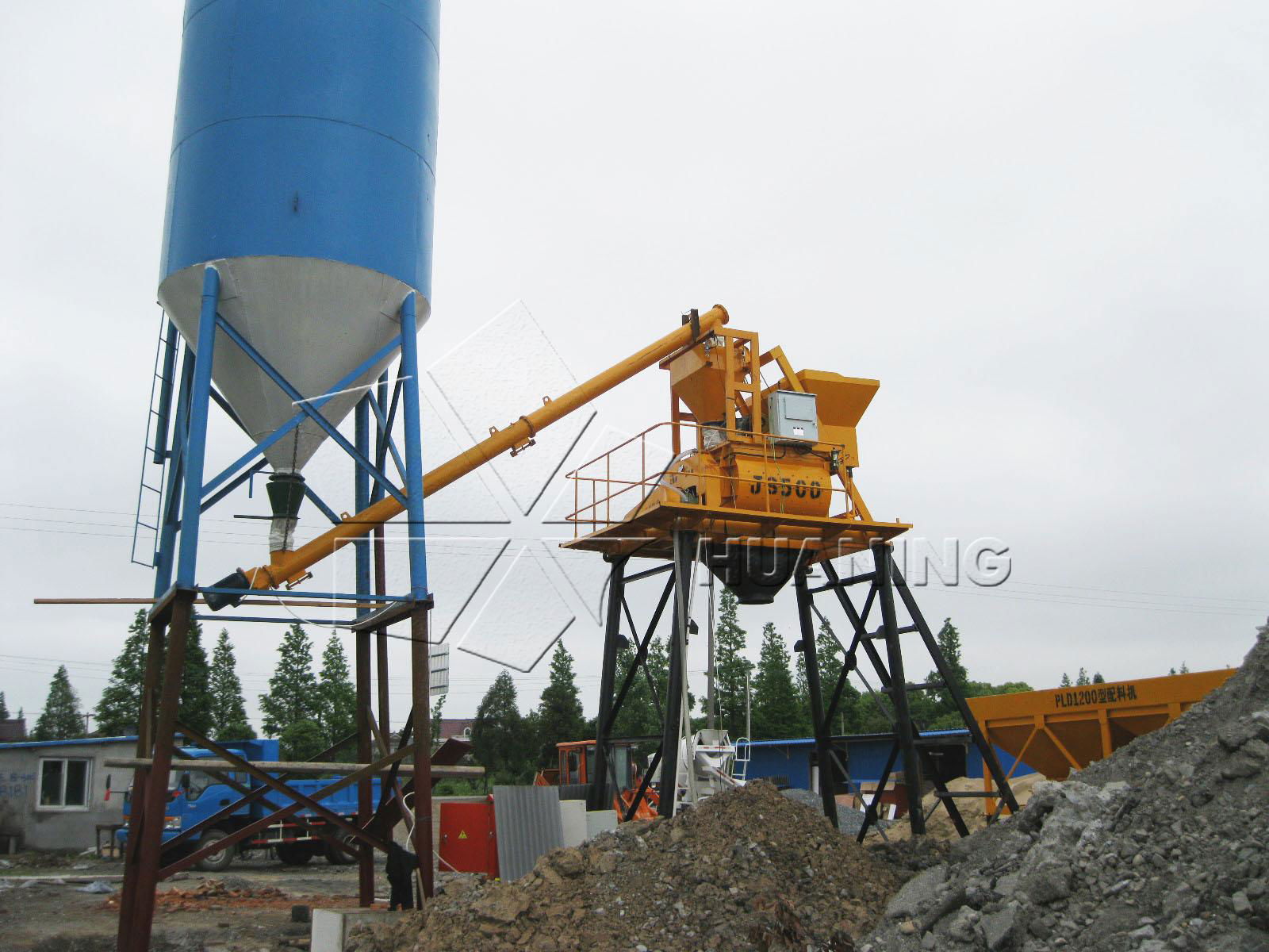 Hot sale factory supply concrete batching plant  2