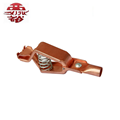 copper plated steel alligator clip with PVC insulator