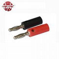 nickel plated surface banana plug with nylon insulator  2