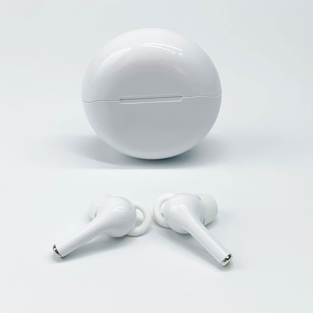Private Design True Wireless Earbuds TWS Earphones Waterproof IPX 4 White Color