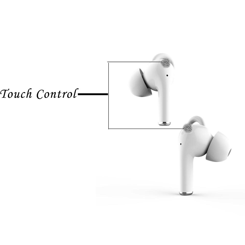 Private Design True Wireless Earbuds TWS Earphones Waterproof IPX 4 White Color 2