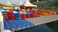 Modular floating pontoon  dock cubes 
