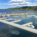  Used Plastic hdpe pontoon floating dock sale  5