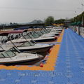 Floating dock plastic pontoon cubes