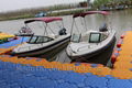 xinyi plastic pontoon floating dock for sale 