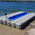 Plastic pontoon floating dry dock brick 4