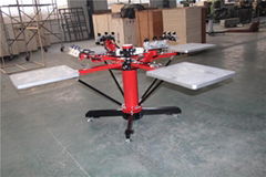 4 station screenprinting machine