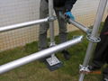 Ringlock system scaffolding