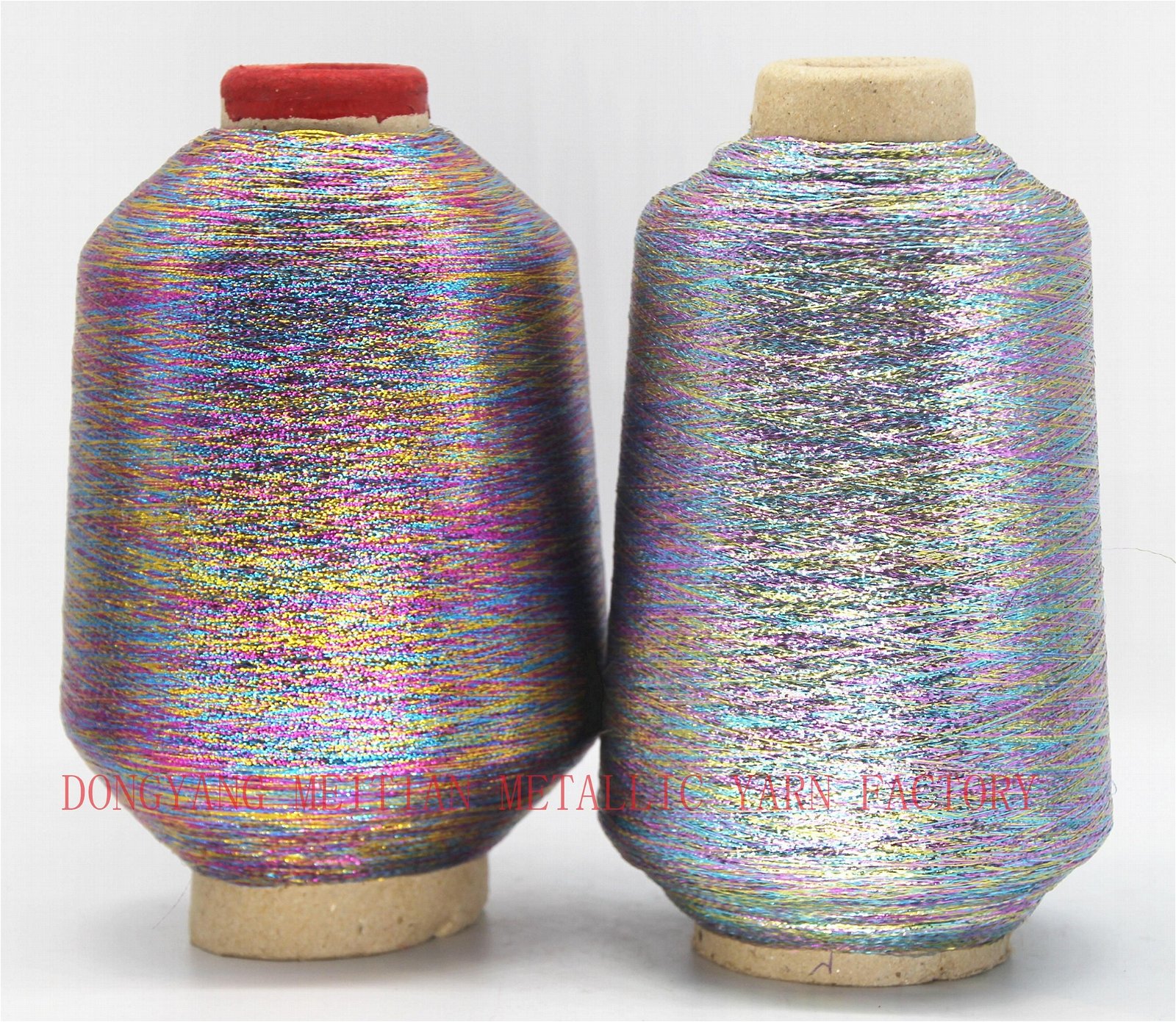 Multic color Mx-TYPE Metallic Yarn Lurex Yarn for knitting with high quality