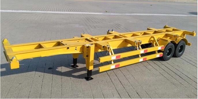 40ft skeleton container truck tailer with competitive price 