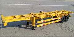 40ft skeleton container truck tailer with competitive price