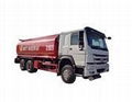 Sinotruk howo export oil tank truck