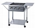 OUTDOOR BBQ GRILL GAS TYPE WITH FLAT COVER 1