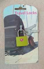 Travel lock with key