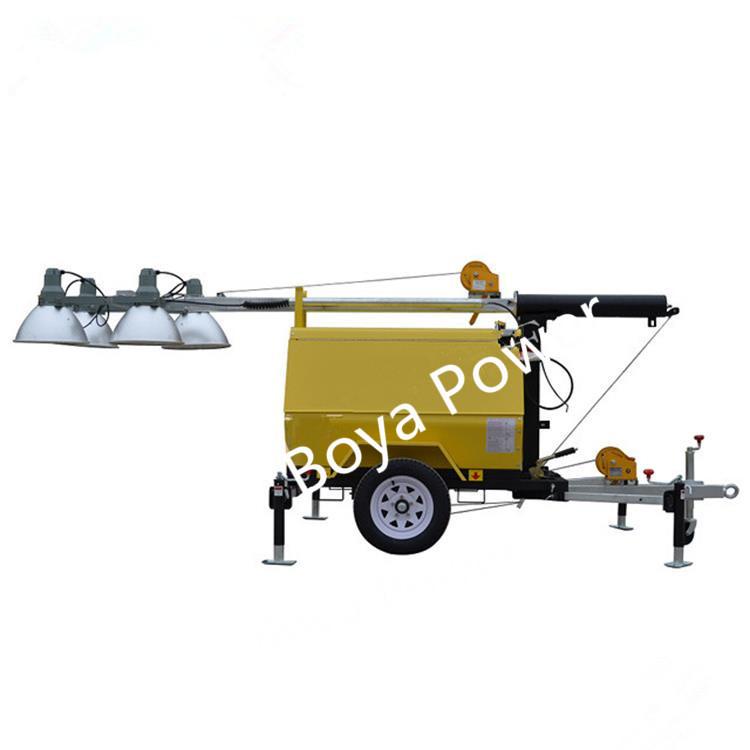 Metal Halide 4*1000W Mobile lighting tower