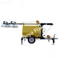 Industrial use lighting tower with 4*1000W lamp,manual 9m mast 1