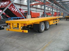 3 Axles 12 Wheeler 60tons Gooseneck Low Loader Lowboy Lowbed Trailer