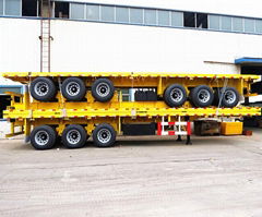 40 ft flatbed container semi trailer