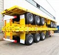 40 ft flatbed container semi trailer 2