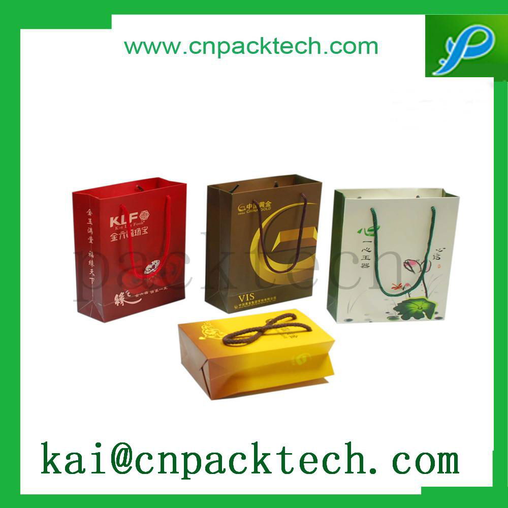 Gift Shpping Hand Bags Cosmetic Pape Packing Custom Case Bag 3