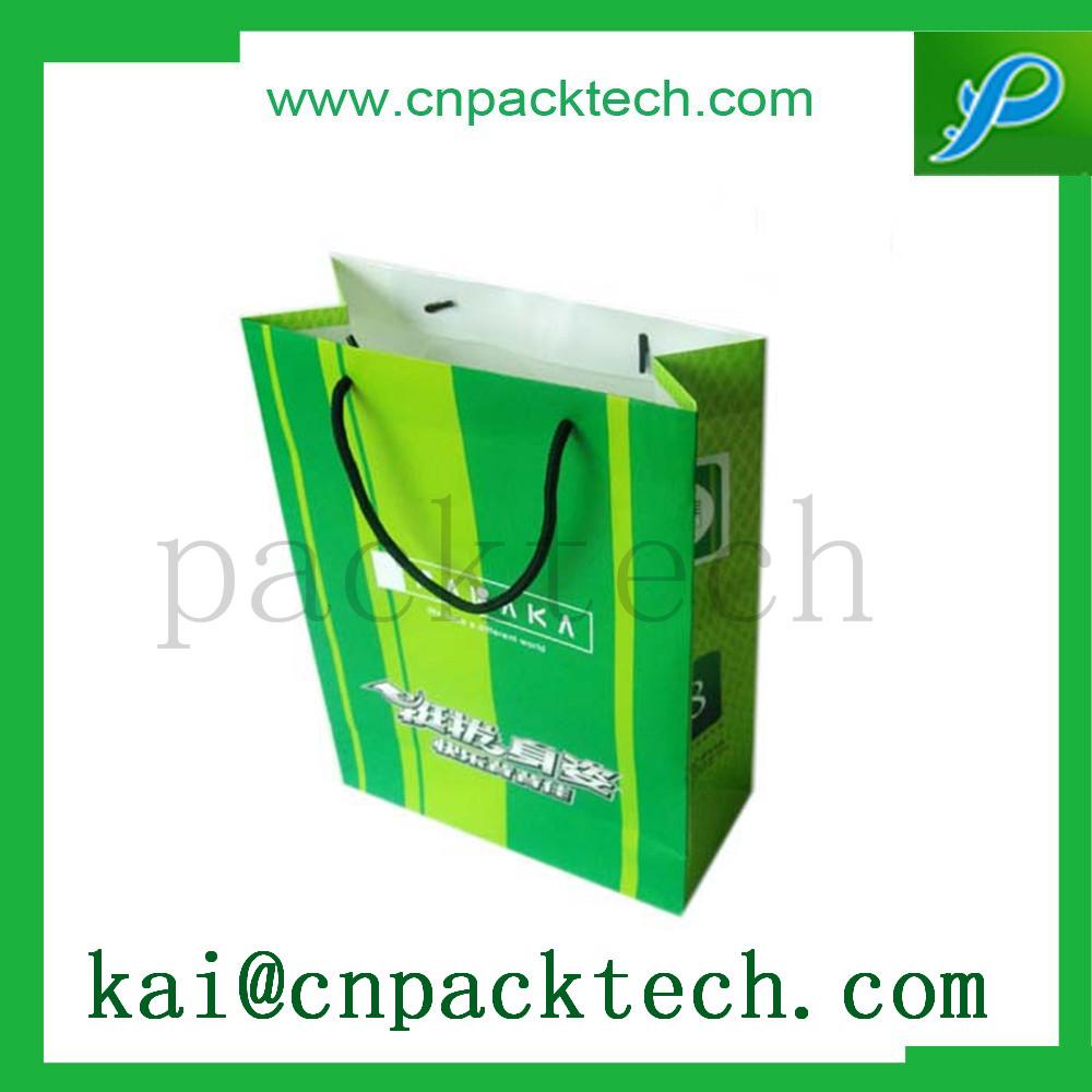 Beauty Paper Composite Bag Fashion Green Stand up Packaging 