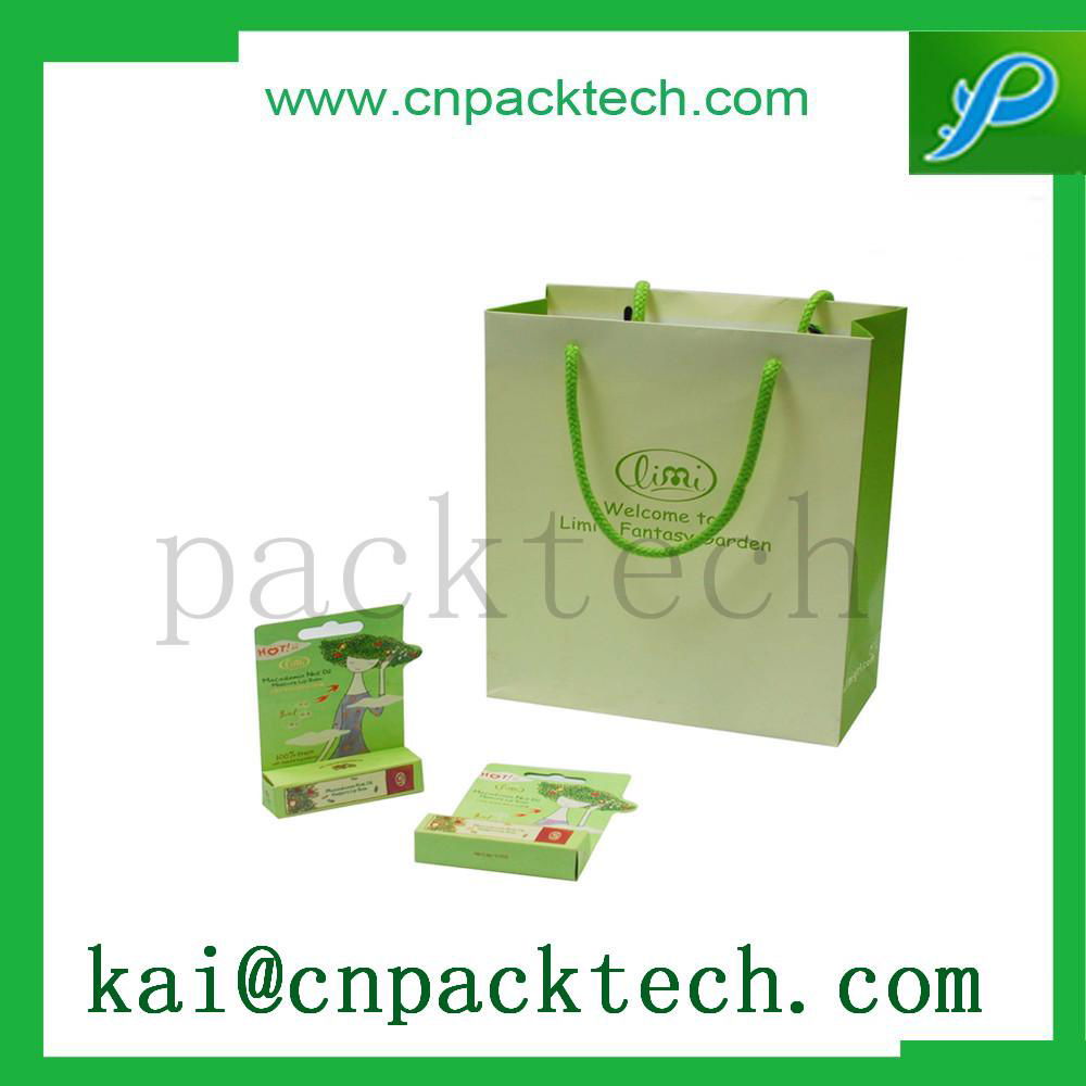 Beauty Paper Composite Bag Fashion Green Stand up Packaging  2