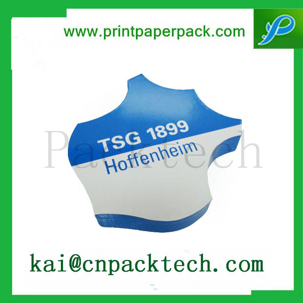 Customized Printed Blue White Custom Shape Paper Box for Packing 2