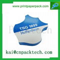 Customized Printed Blue White Custom Shape Paper Box for Packing 2