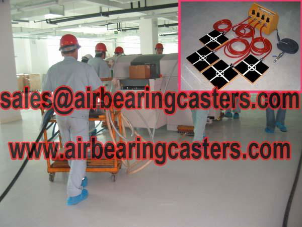 Air bearings for transporting heavy cargo and price list