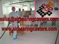 Air bearings for transporting heavy cargo and price list 1