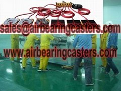 air pads for moving equipment and advantages