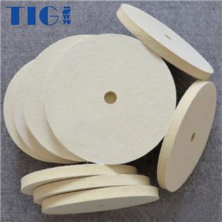 pressed 100% wool felt polishing buffing wheels 