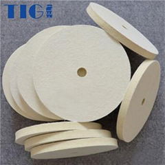 pressed 100% wool felt polishing buffing wheels 