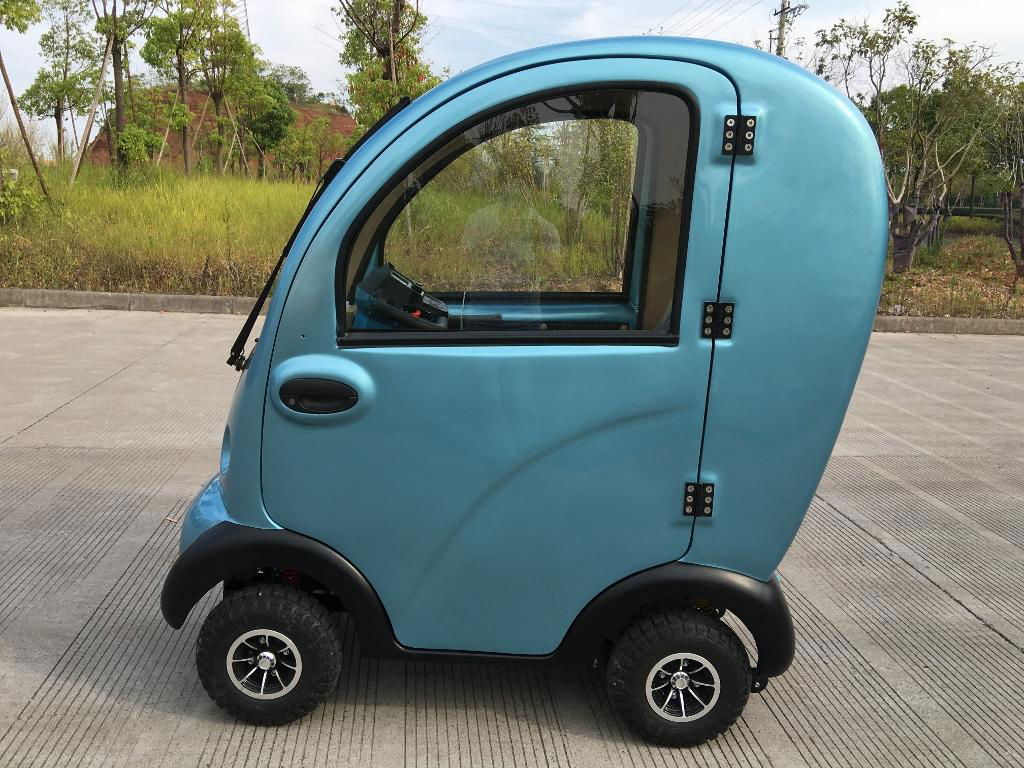 Electric handicapped scooter fast cabin scooter