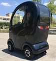 15km/h all weather scooter black color cabin scooter 3