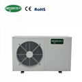 Mini split domestic heat pump water