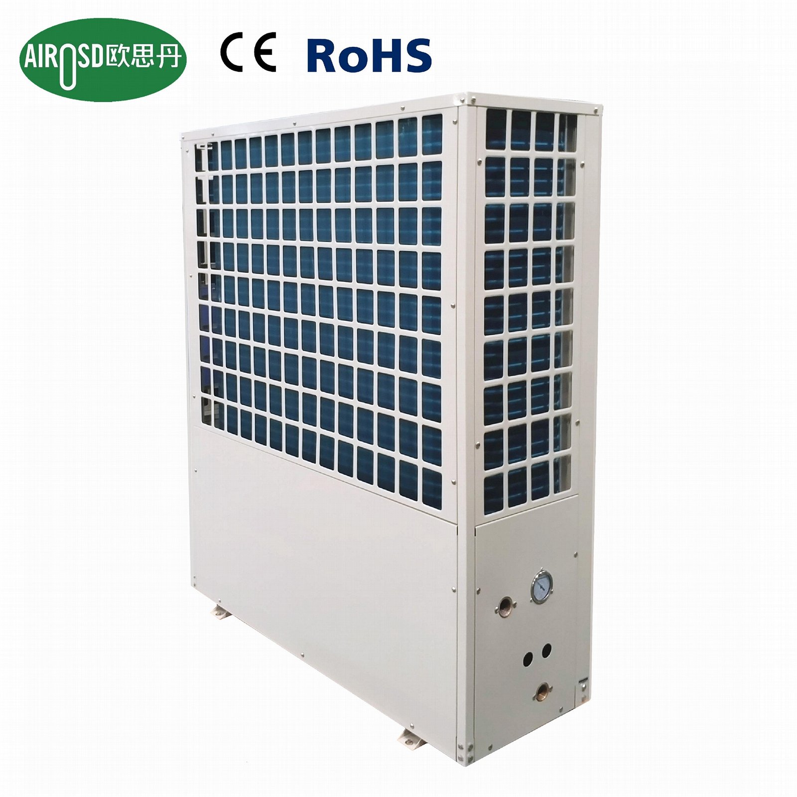 EVI heating cooling heat pump 16.5KW 3